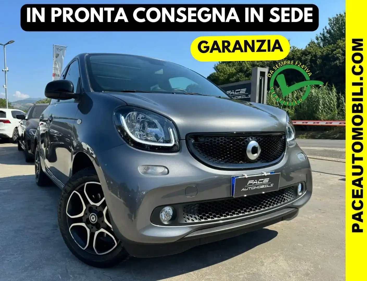 smart forFour PRIME 71 CV PELLE CRUIS/NAV/SENS/LUCI/PIOGGIA/PARK Grigio - 1