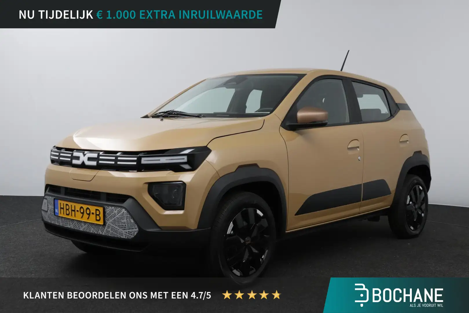 Dacia Spring Extreme 65 26.8 kWh DC LADER Brun - 1