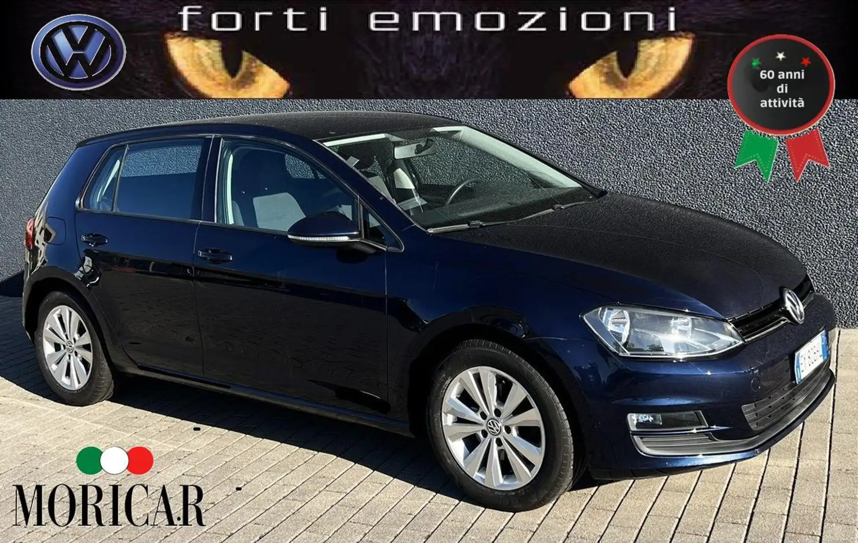 Volkswagen Golf 1.4 TSI 125 CV ok neopatentati Bleu - 2