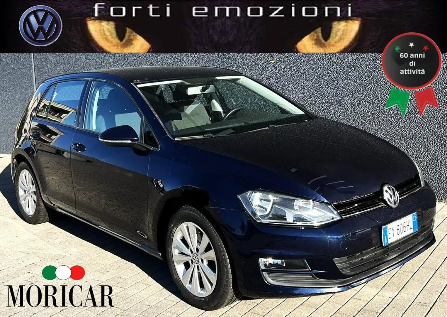 Volkswagen Golf 1.4 TSI 125 CV ok neopatentati Bleu - 1