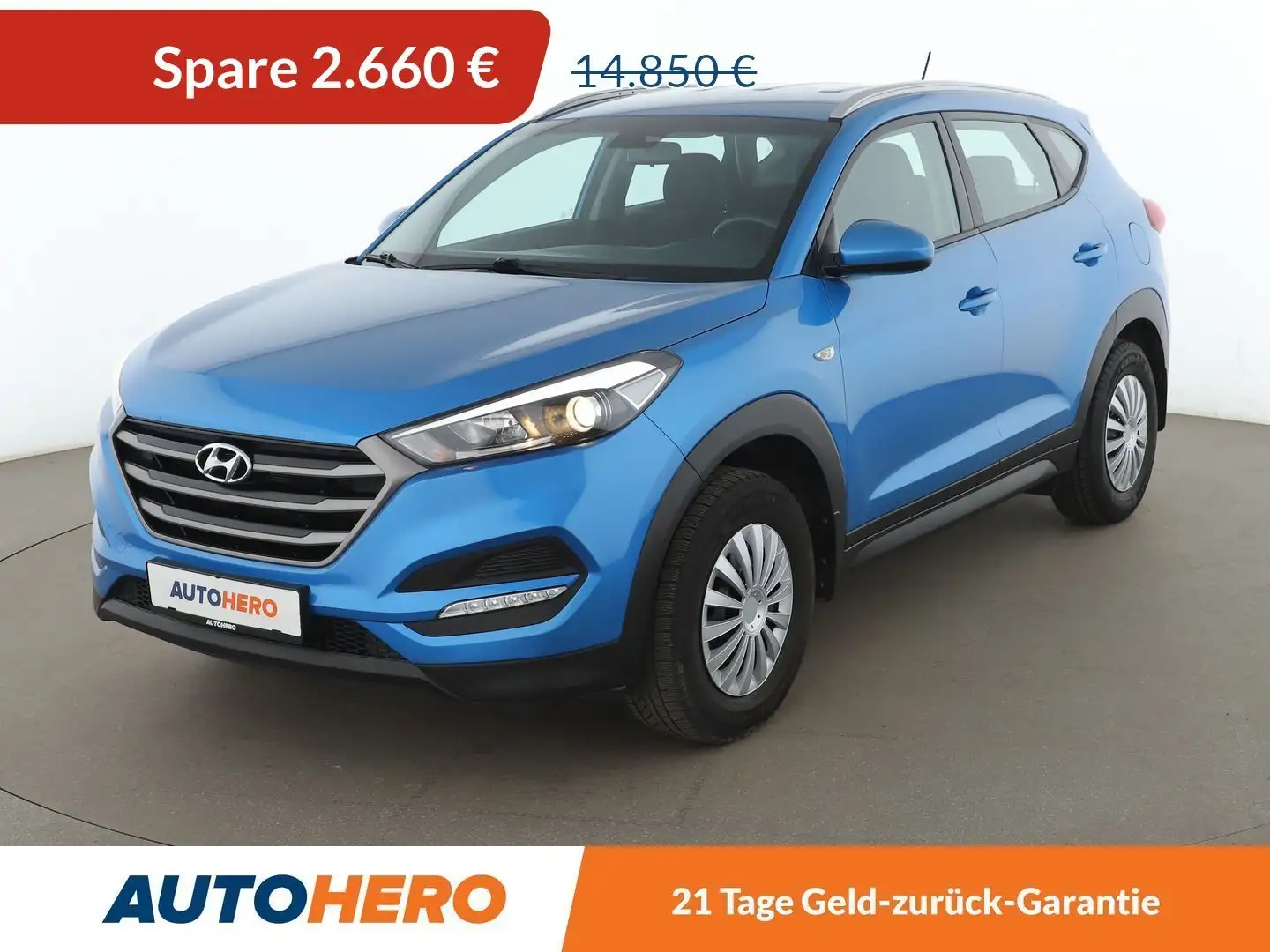 Hyundai TUCSON 1.6 Trend blue 2WD*TEMPO*PDC*AHK*KLIMA* Blau - 1