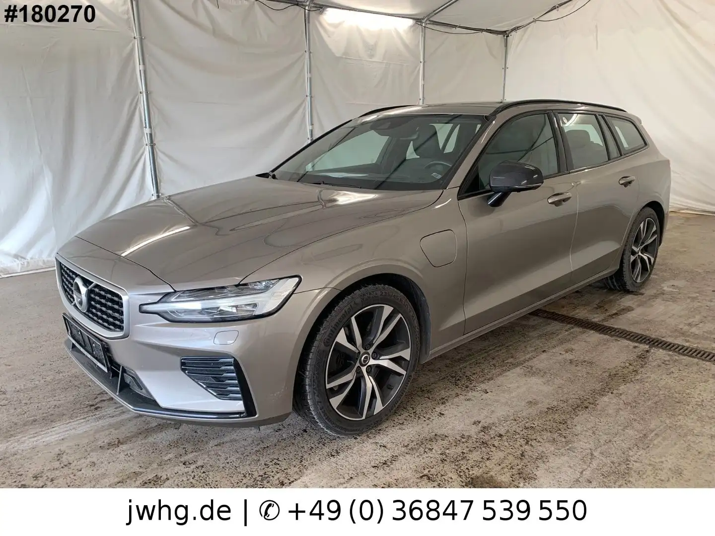 Volvo V60 R Design Hybrid AWD Pano 360K StHz HeadUpACC Grau - 1