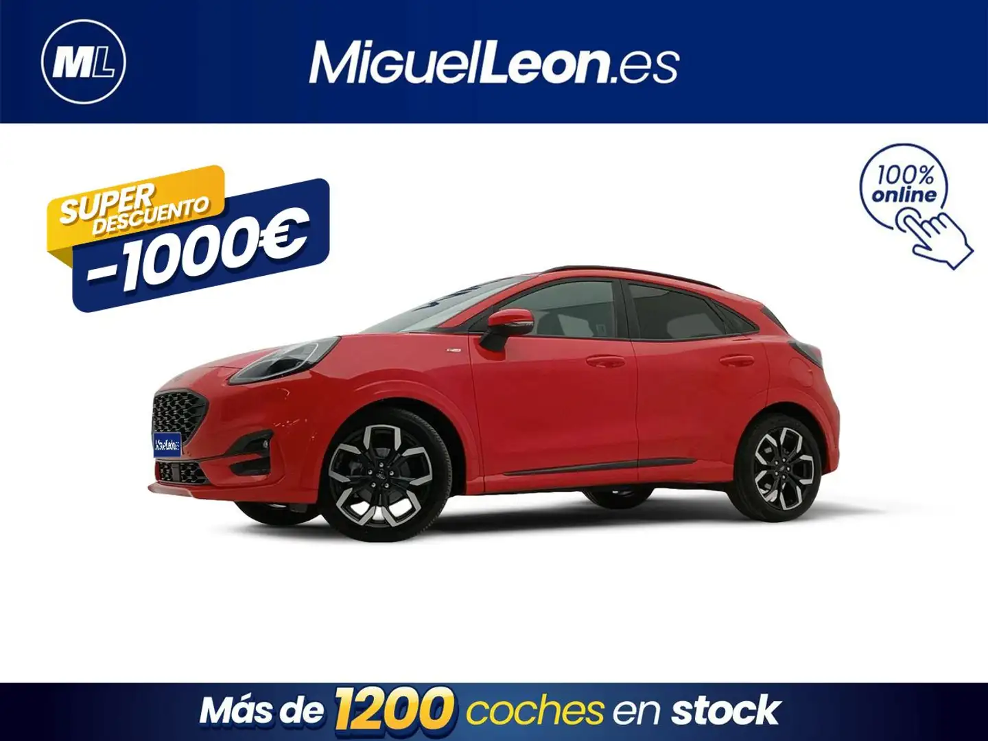 Ford Puma 1.0 EcoBoost MHEV ST-Line X Aut. 125 Rojo - 1
