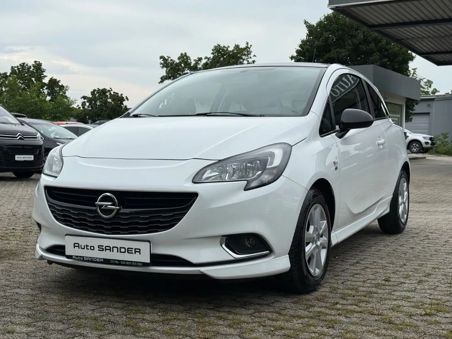 Opel Corsa E Color Edition OPC Line Alb - 2