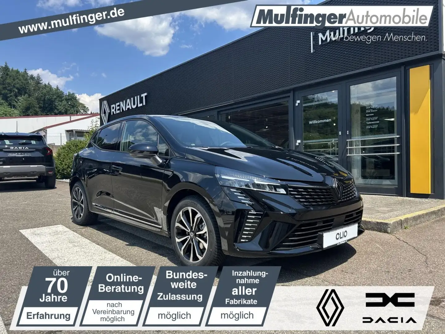 Renault Clio Techno TCe 90 KAMERA NAVIGATION SHZ LED Navi Schwarz - 1