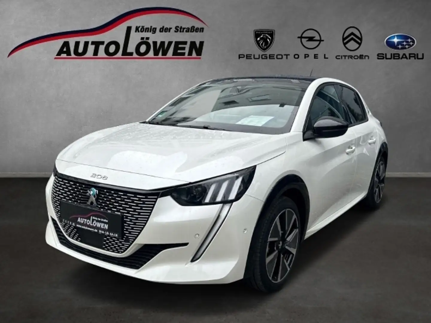 Peugeot 208 Elektro GT Ausstattung Weiß - 1