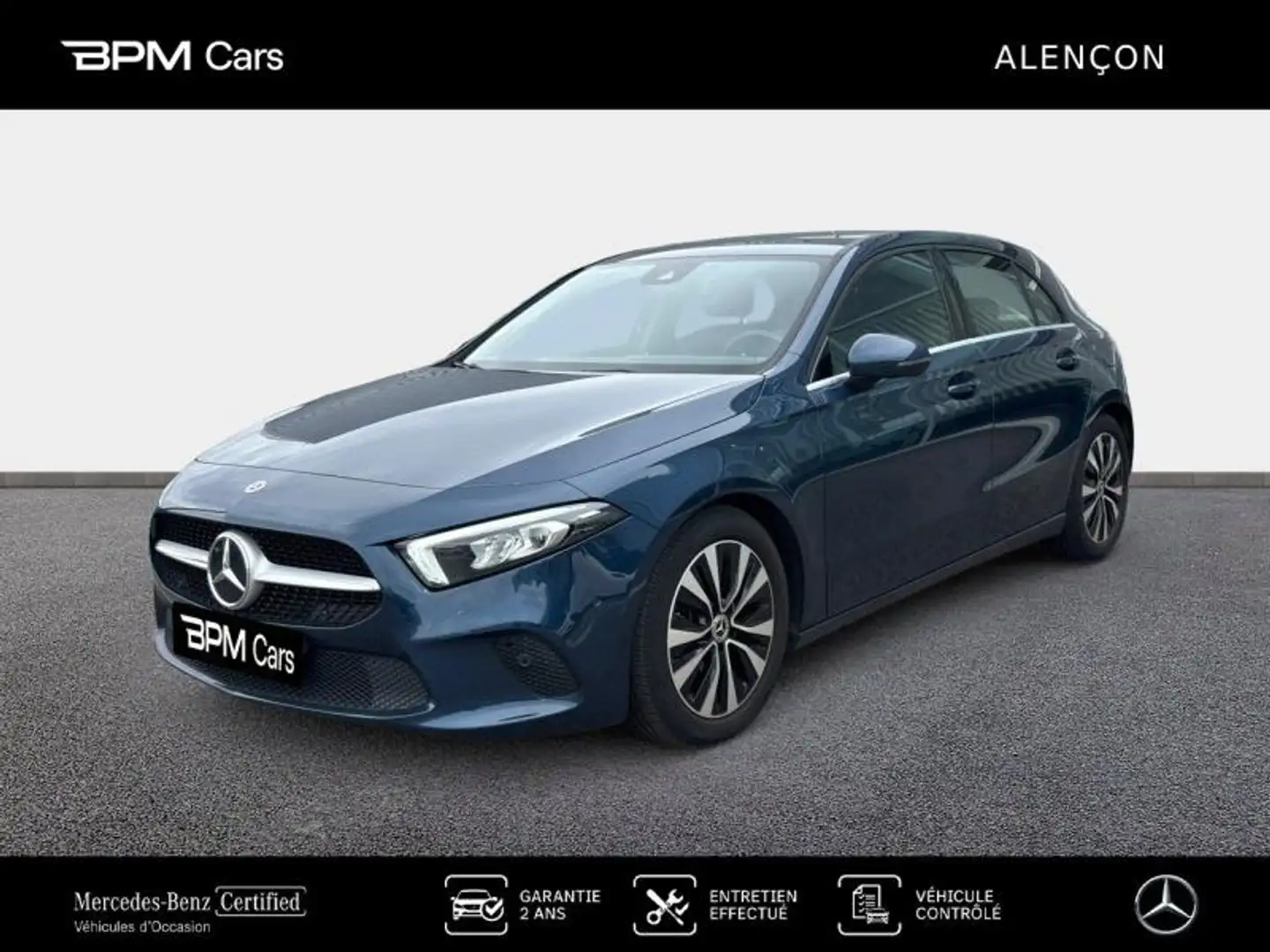 Mercedes-Benz A 180 180d 116ch Style Line 8G-DCT Bleu - 1