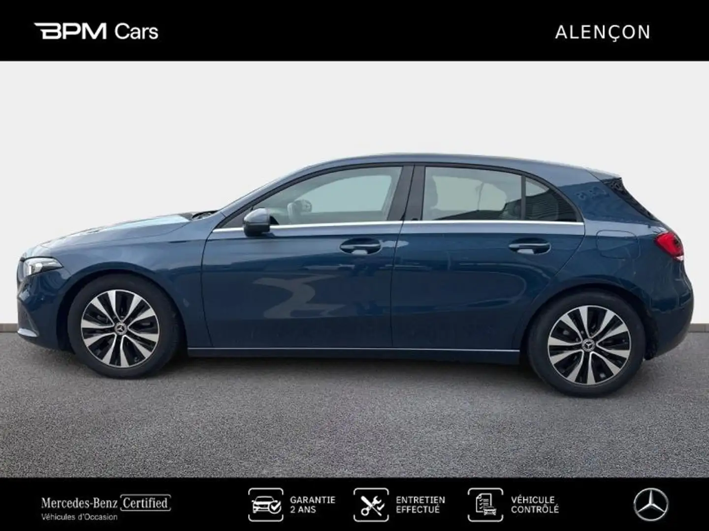 Mercedes-Benz A 180 180d 116ch Style Line 8G-DCT Bleu - 2