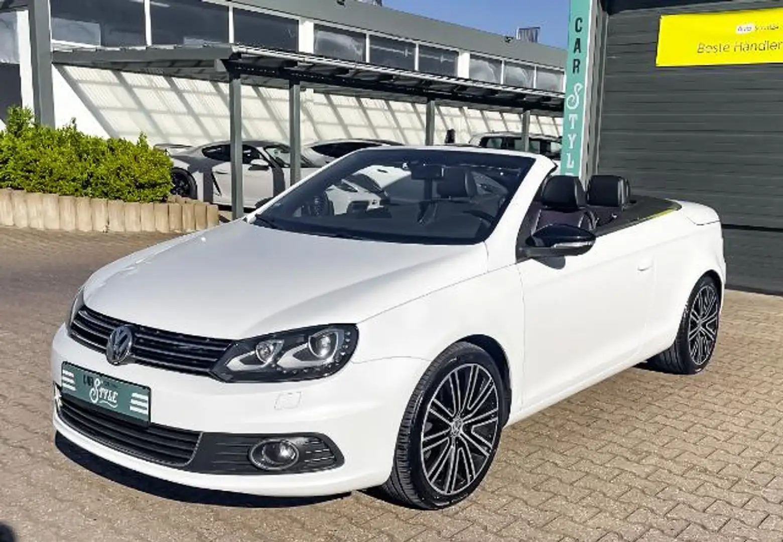Volkswagen Eos Exclusive 2.0 TDI PANO SHZ DYNAUDIO NAVI Blanc - 1