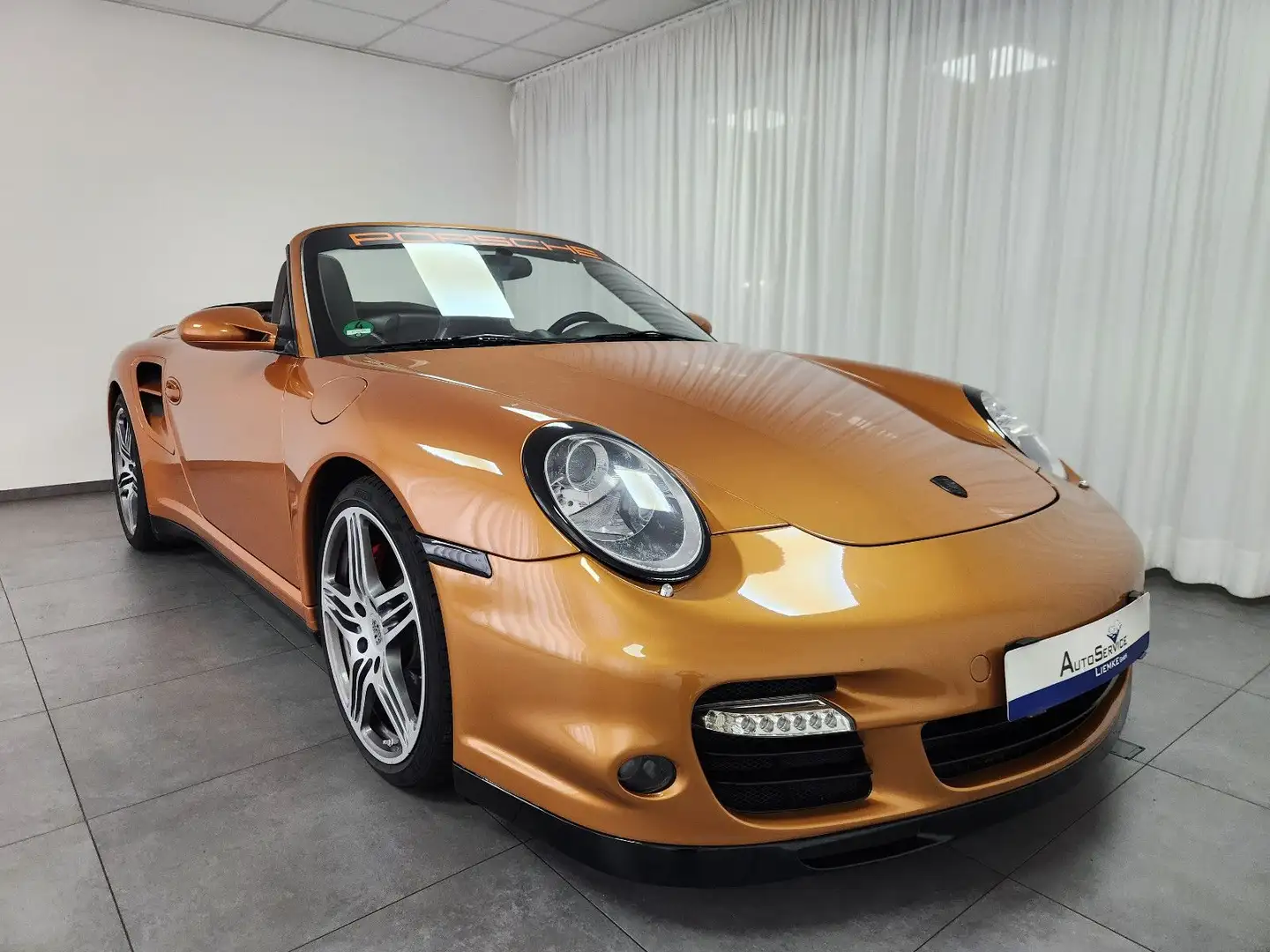 Porsche 997 911 Turbo Cabrio PCM XEN BOSE Memory Chrono PDC Gold - 1