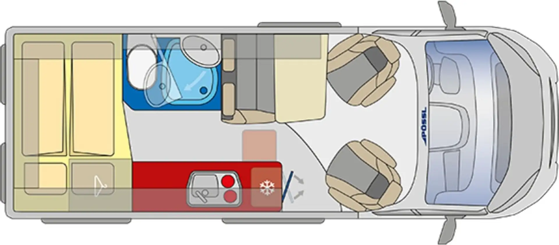 Pössl Summit 600 Plus Fiat 140 PS Easy-Driving Plus Silber - 2