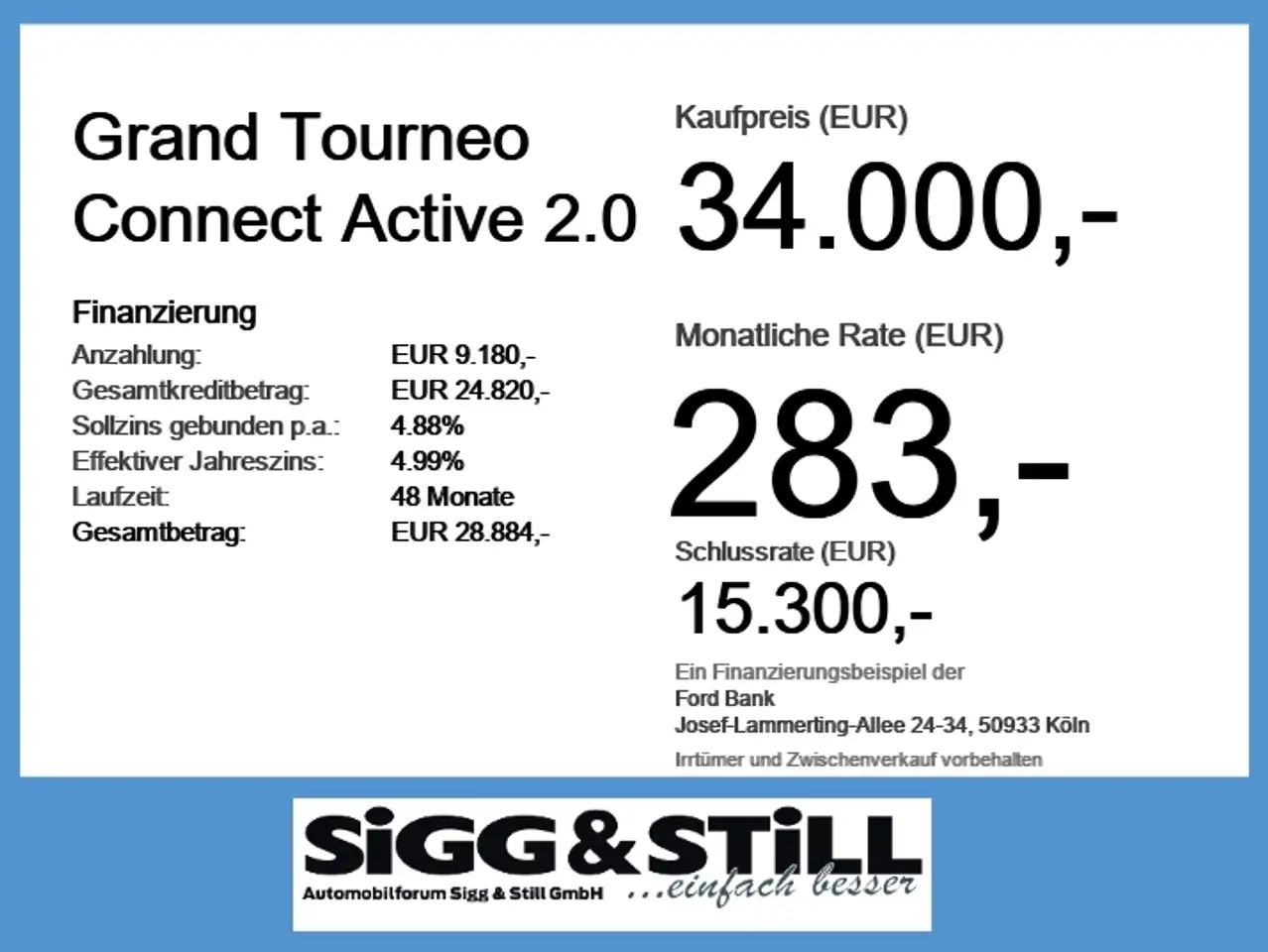 Ford Grand Tourneo Connect Active 2.0 7-SITZER*PANO 4