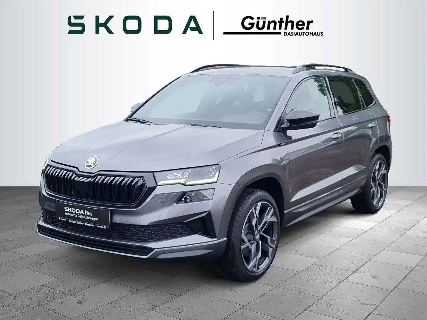 Skoda Karoq Sportline 2,0 TSI 4x4 DSG +AHK+MATRIX Gris - 2