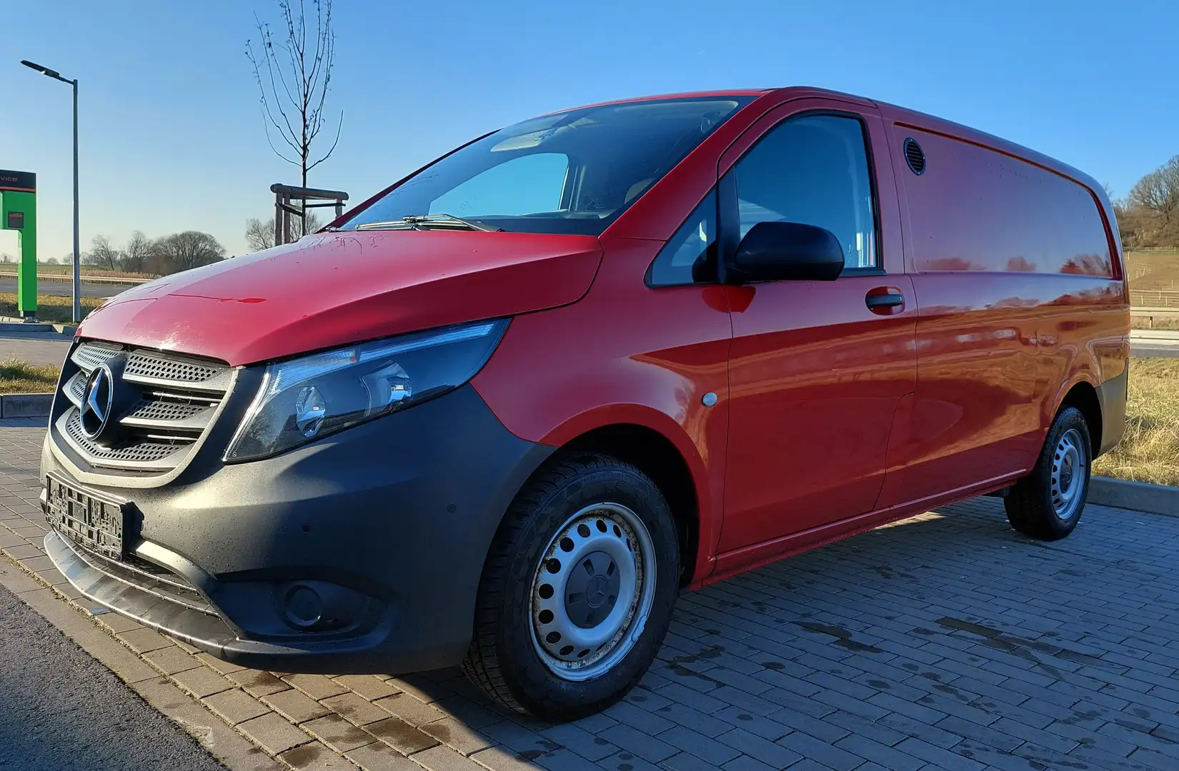 Mercedes-Benz Vito 114 2.2 CDI, RWD lang TÜV-7/26 KLIMA PDC Rot - 1