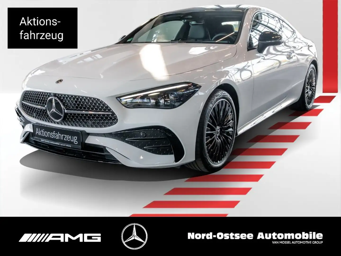 Mercedes-Benz CLE 180 Coupé AMG NIGHT PANO DIGITAL-LIGHT BURM Білий - 1