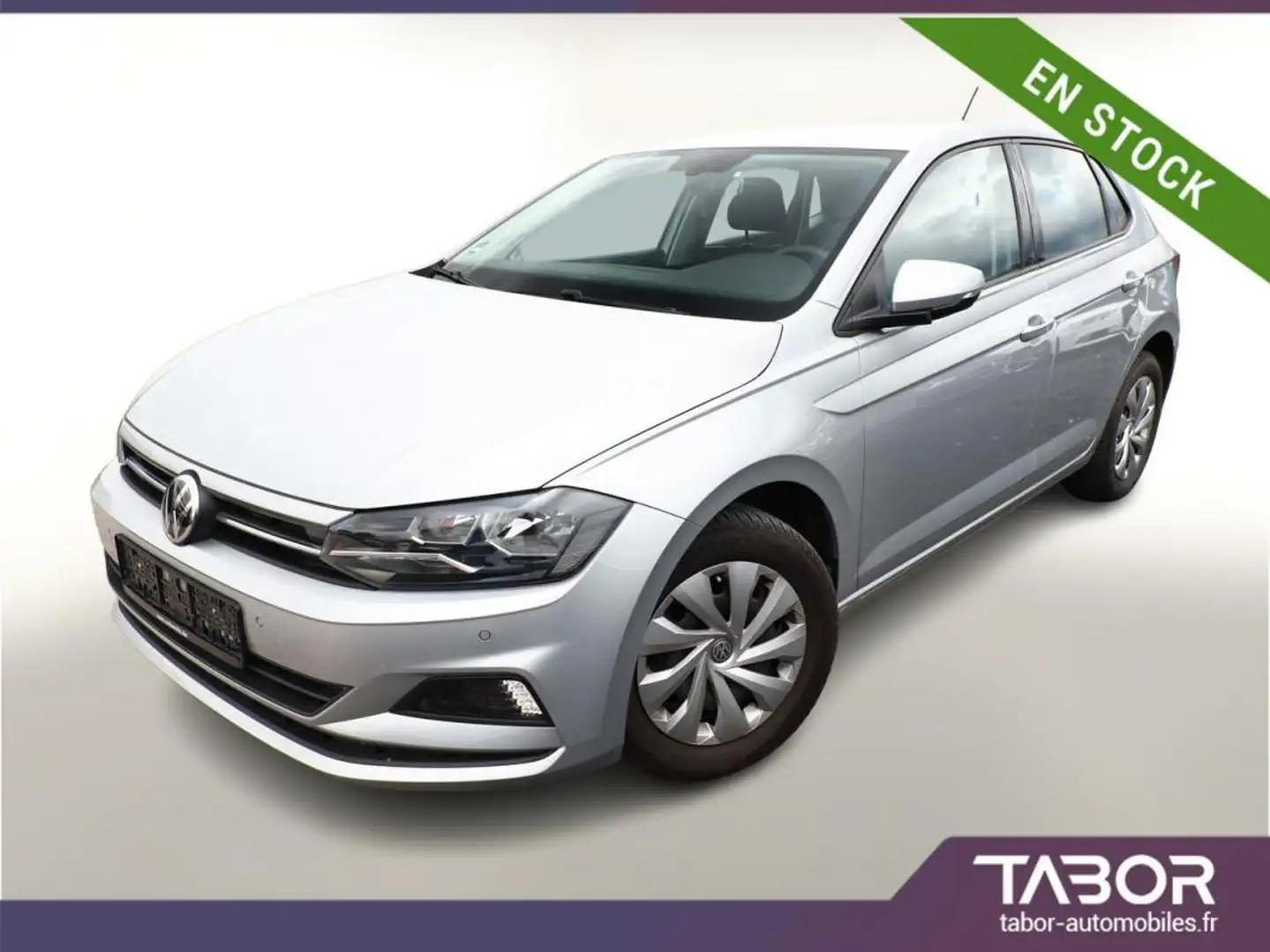 Volkswagen Polo 1.0 TSI 95 Confortline GPS AppC Argent - 1
