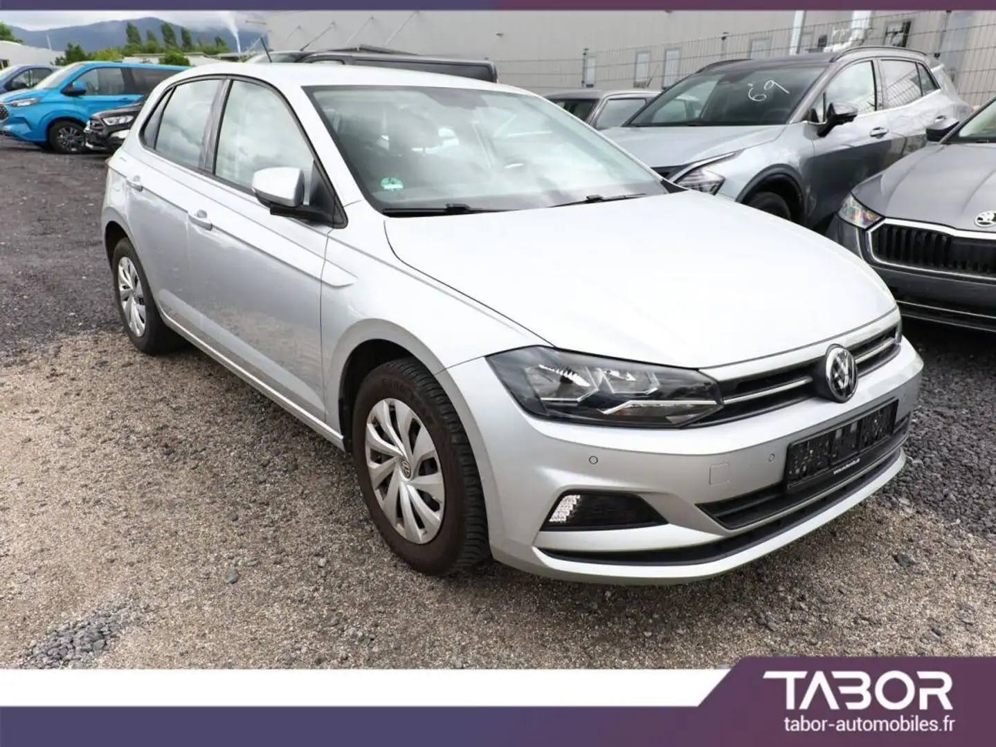 Volkswagen Polo 1.0 TSI 95 Confortline GPS AppC Argent - 2
