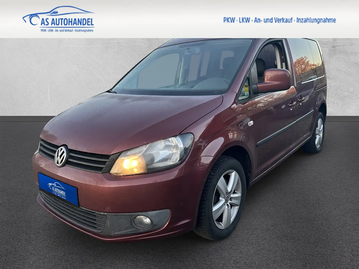 Volkswagen Caddy Roncalli Trendline EcoFuel AHK PDC Rot - 1