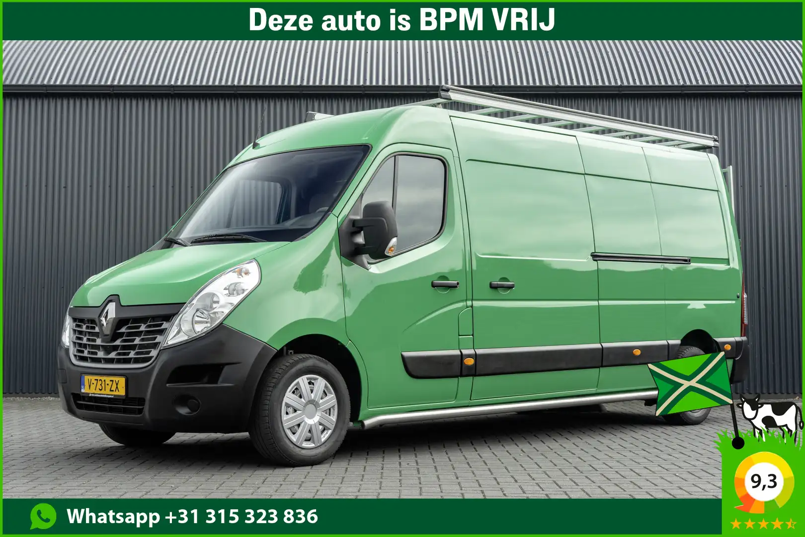 Renault Master T35 dCi | L3H2 | Imperiaal | Ladder | PDC | Camera Groen - 1