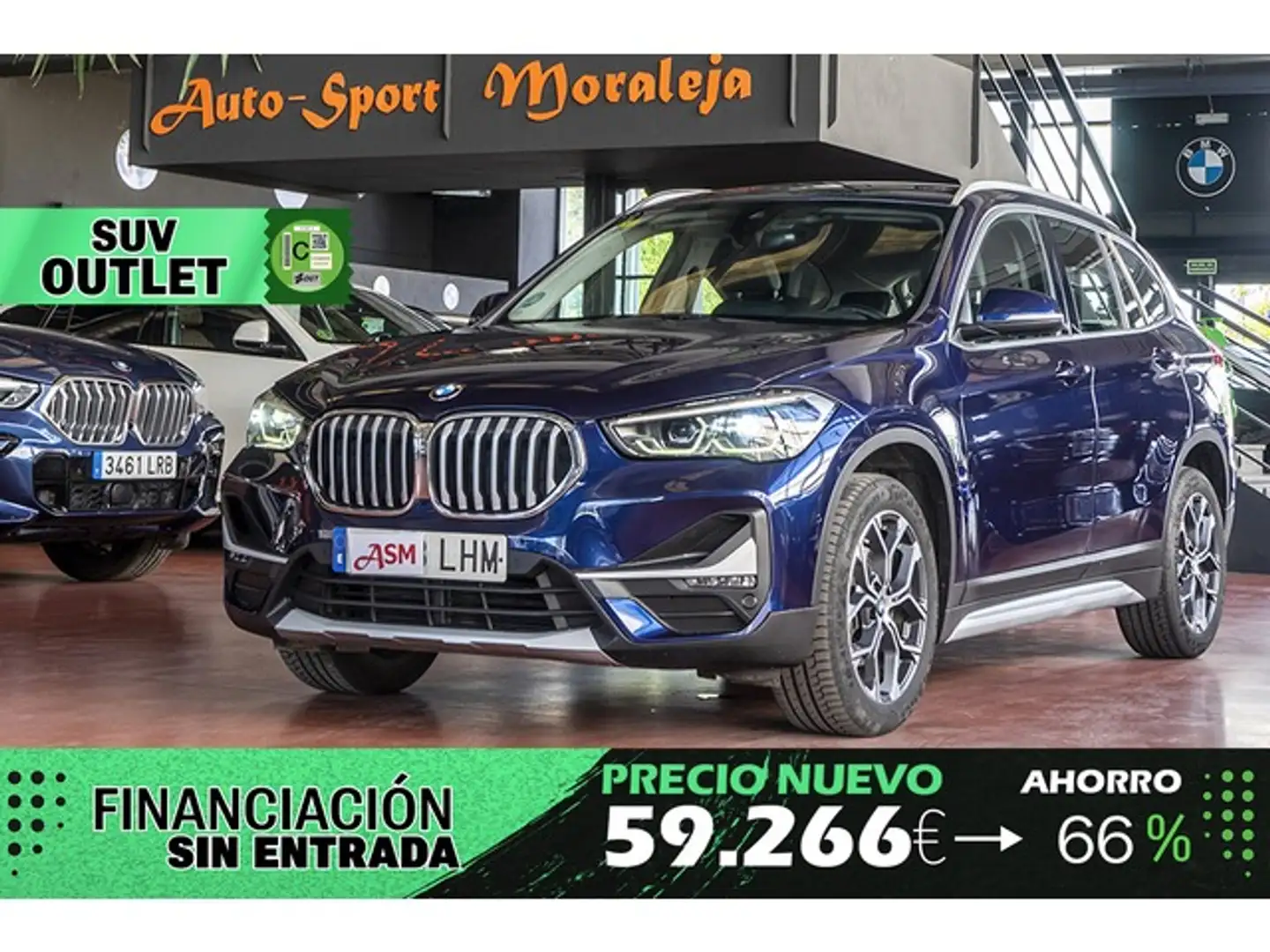 BMW X1 sDrive 18d Azul - 1