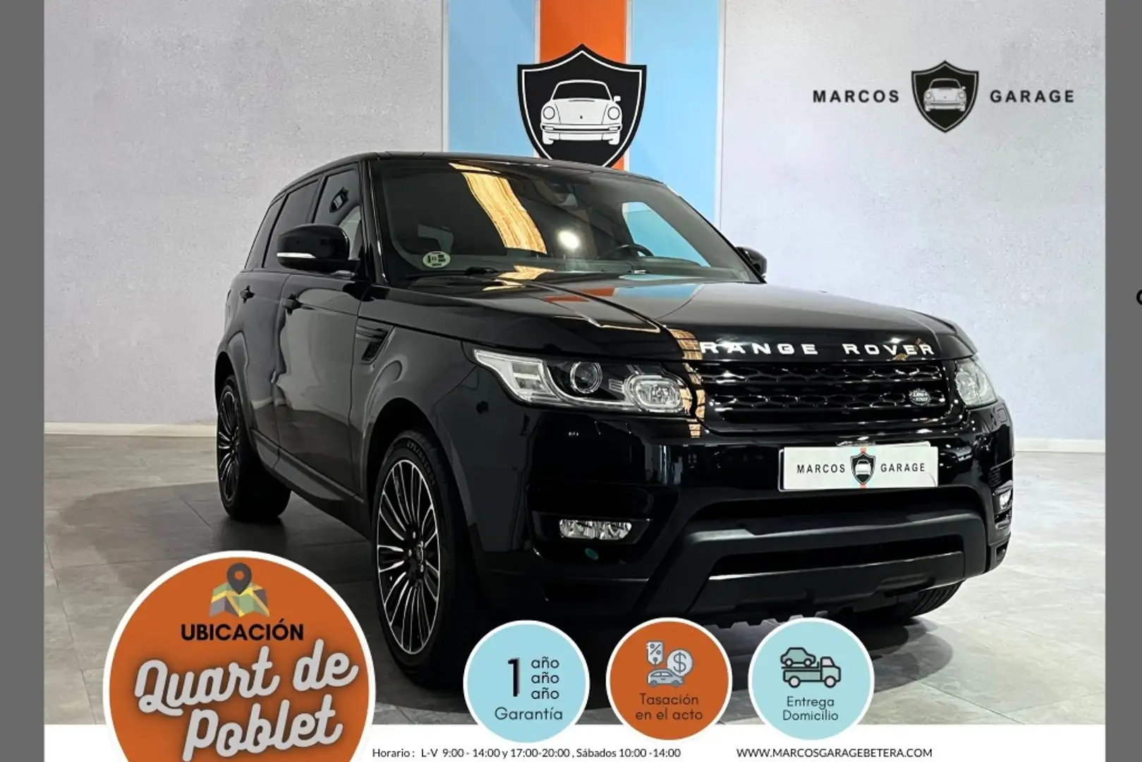 Land Rover Range Rover Sport 3.0TDV6 HSE Aut. Negro - 1