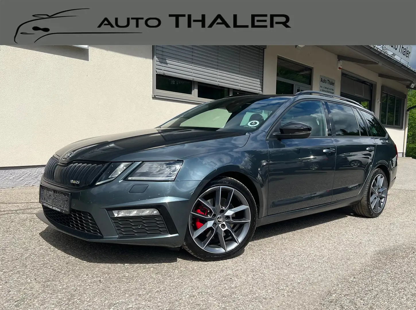 Skoda Octavia Combi RS 2,0 TDI 4x4 DSG Grau - 1