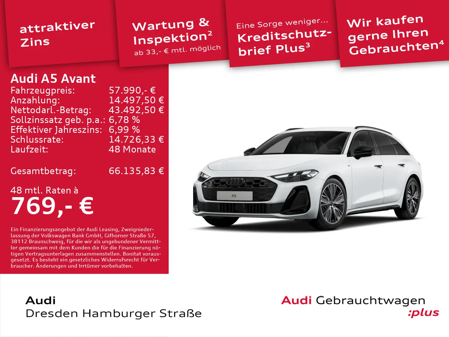Audi A5 TDI quattro 150 kW S tronic Weiß - 1
