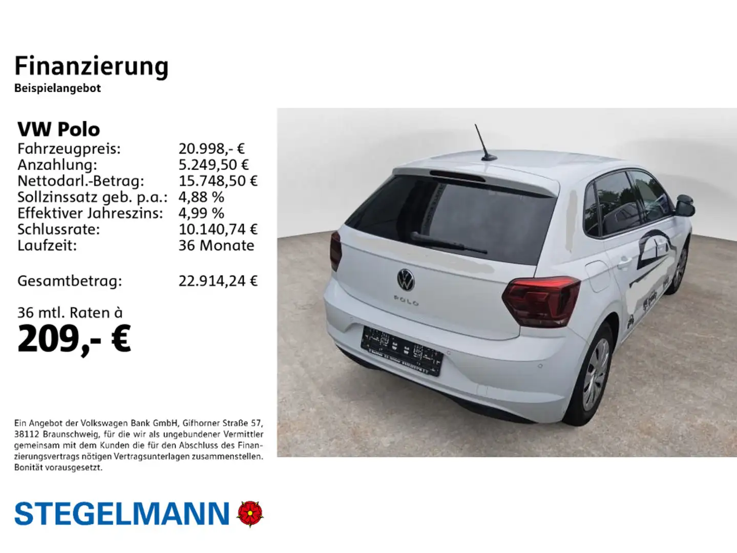 Volkswagen Polo VI 1.5 TSI DSG Highline *LED*Bluetooth*Sitz Weiß - 2