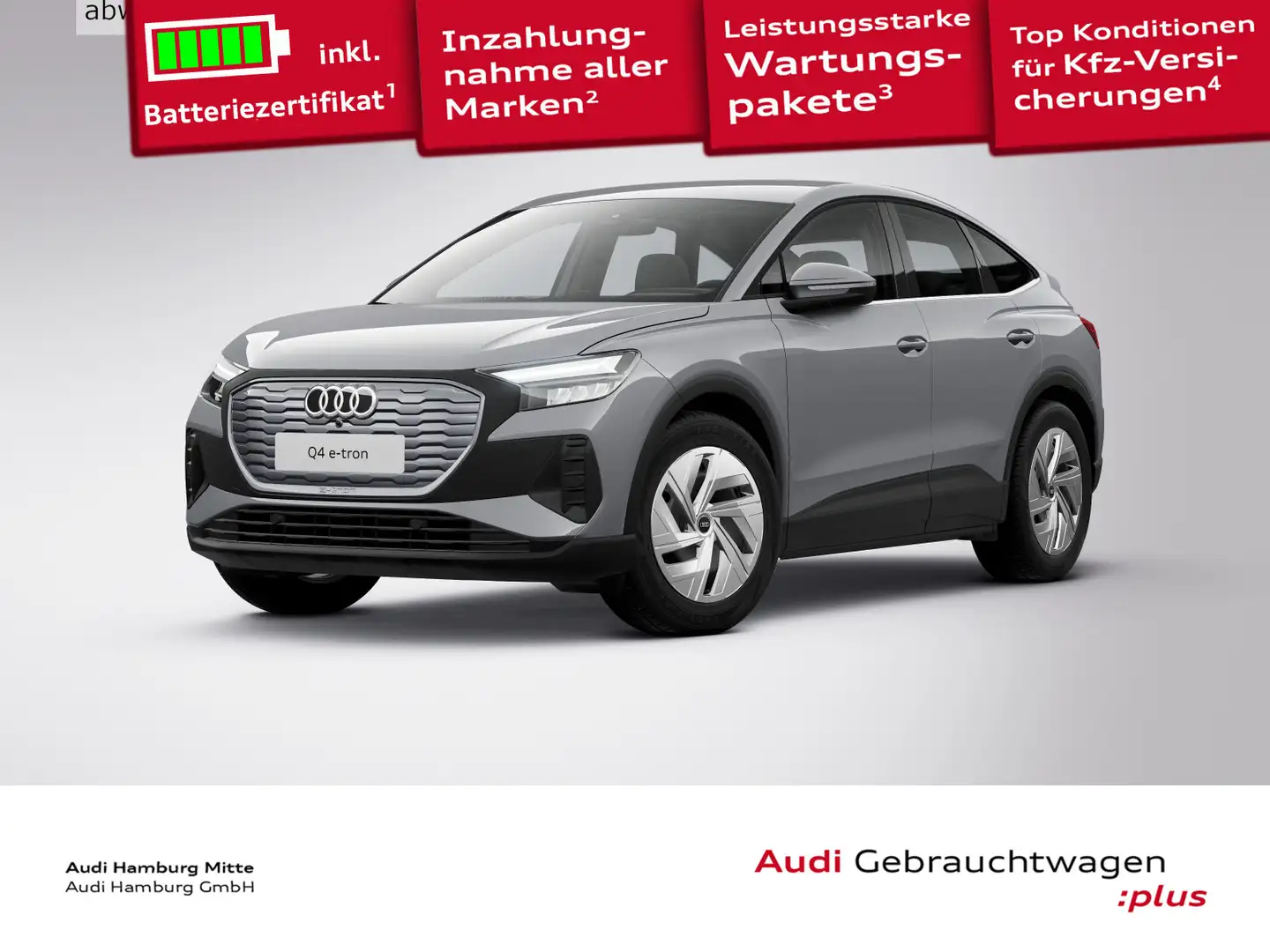 Audi Q4 e-tron Q4 Sportback 35 e-tron 125 kW Navi virtual Sitzh Grau - 1