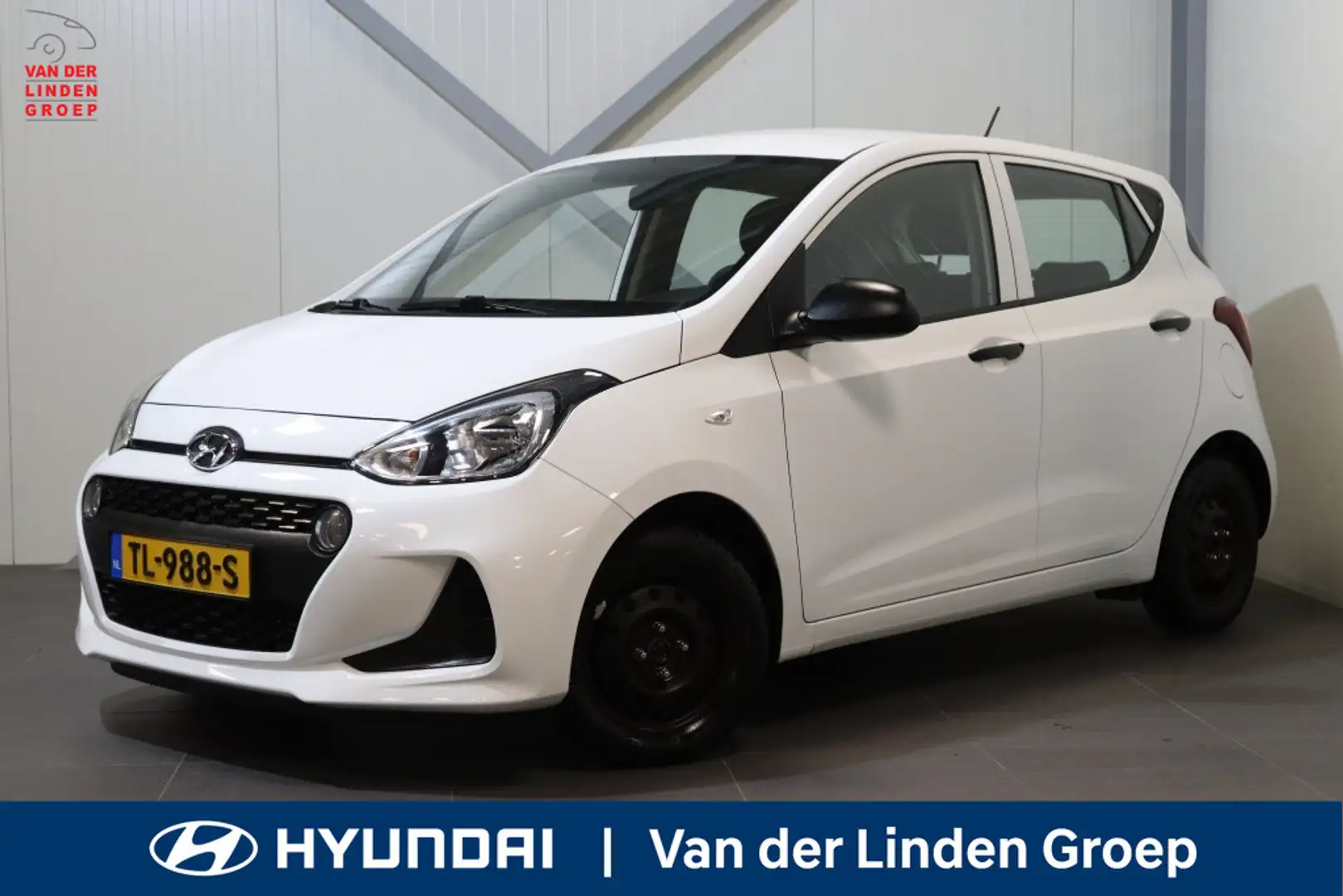 Hyundai i10 1.0i|No-Nonsense|Radio-CD|Stuurbekrachtiging|Winte Wit - 1