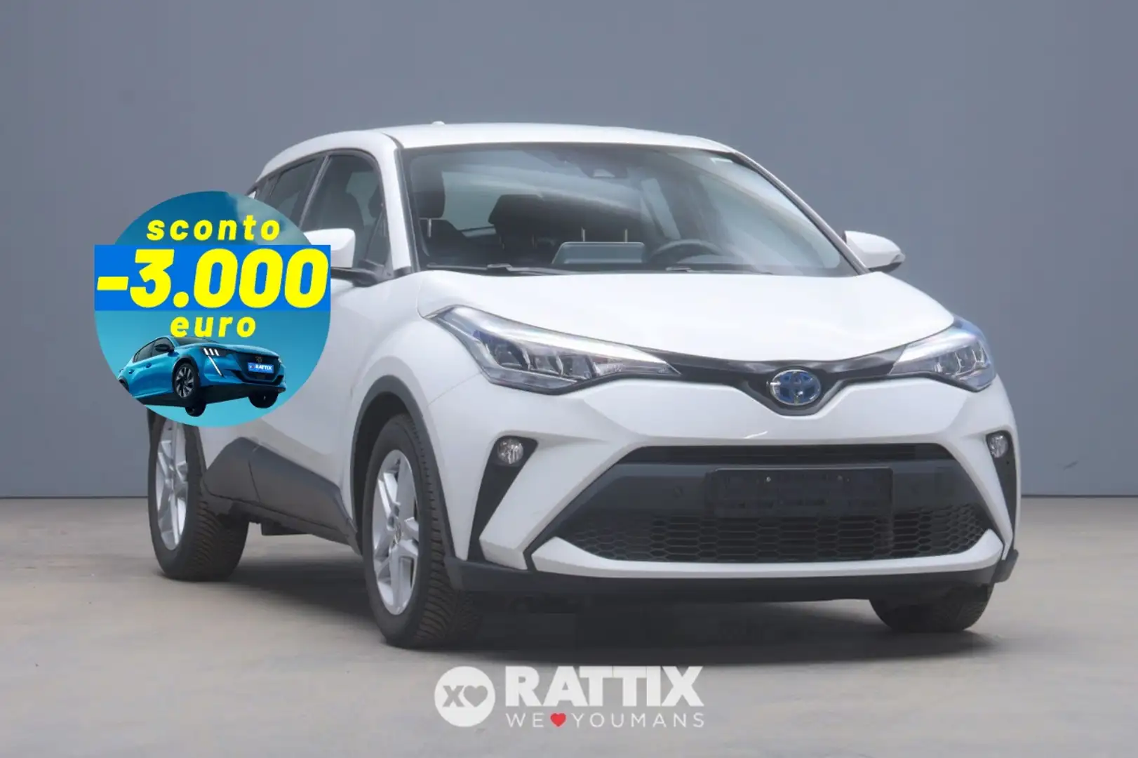 Toyota C-HR 1.8 Hybrid Business e-CVT Bianco - 1