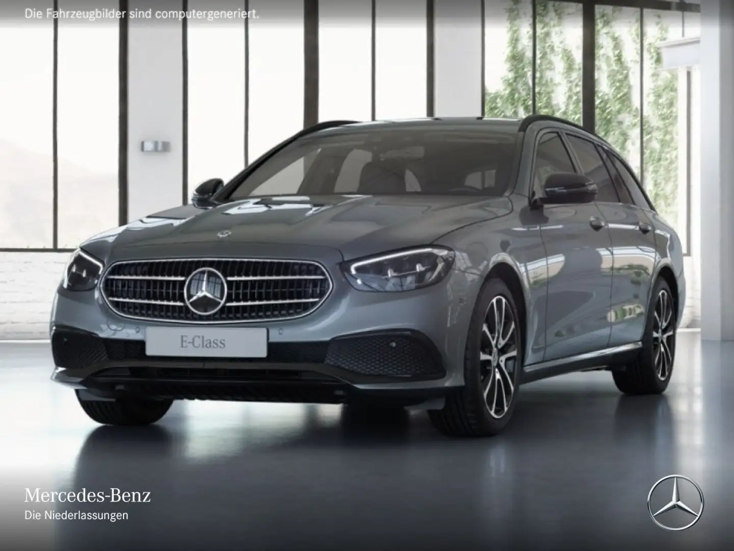 Mercedes-Benz E 220 d T AVANTG+NIGHT+LED+FAHRASS+KAMERA+9G Grijs - 2