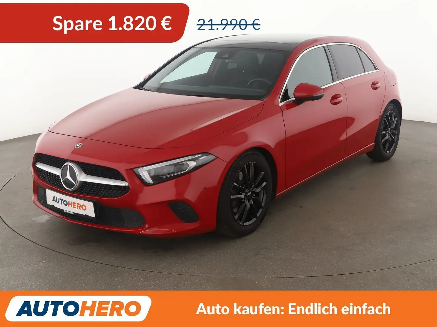 Mercedes-Benz A 220 A 220 Progressive Aut.*NAVI*LED*TEMPO*PDC*360° Rouge - 1