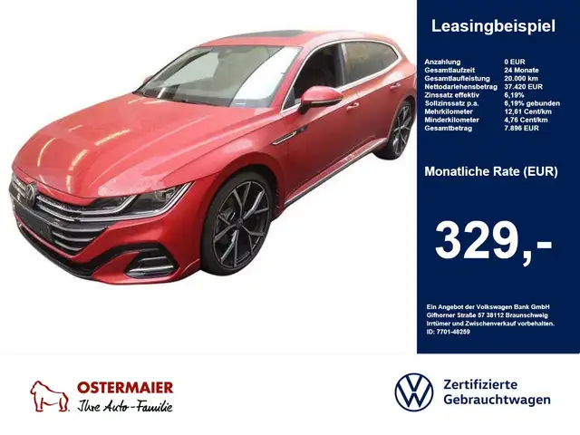 Volkswagen Arteon Shootingbrake R LINE 2.0TDI 193PS DSG 4M ACC.5J G.