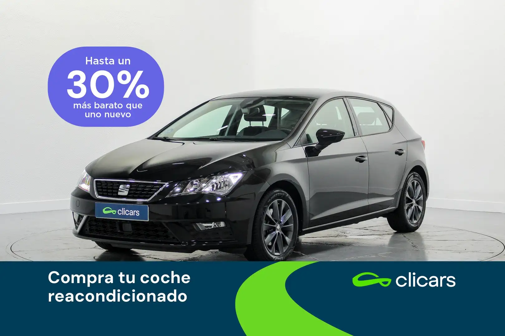 SEAT Leon 1.4 TGI GNC S&S Style DSG 110 Negro - 1