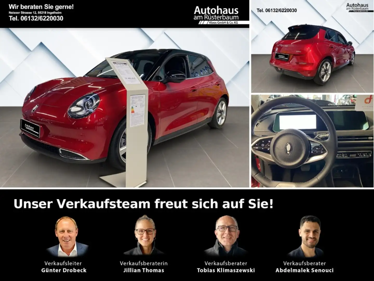Ora 400 PRO WP Navi Leder Digitales Cockpit 360 Kamera Rouge - 1