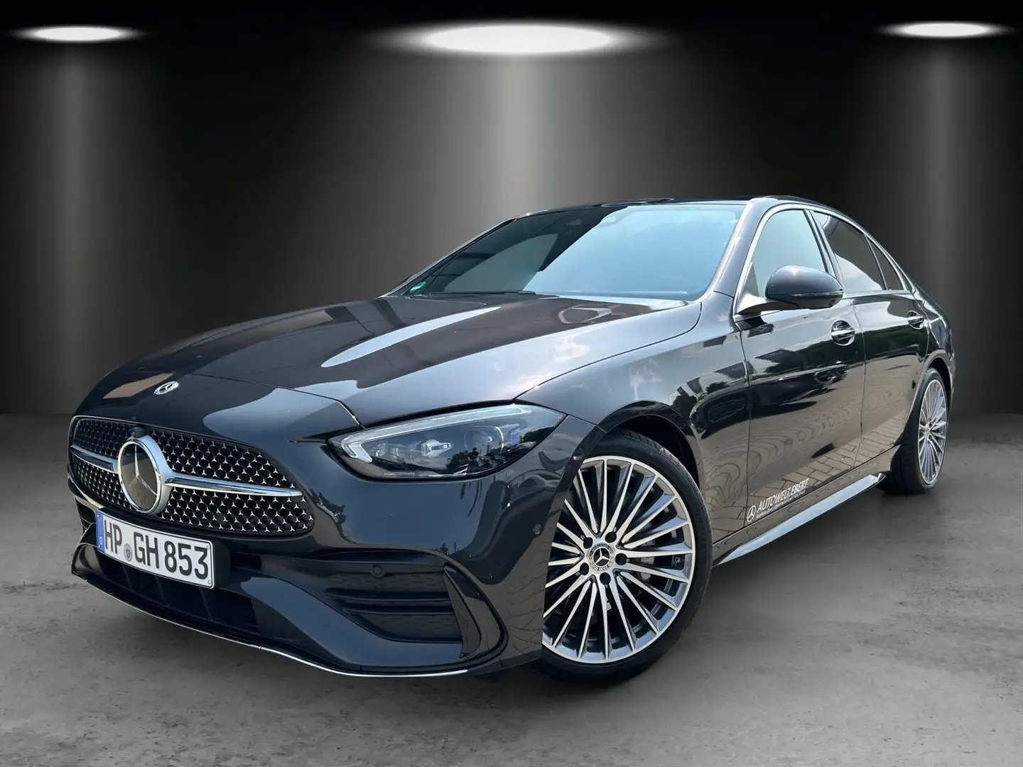 Mercedes-Benz C 220 d AMG KeyGo DISTR Memory PANO DigLight 360 Grau - 1