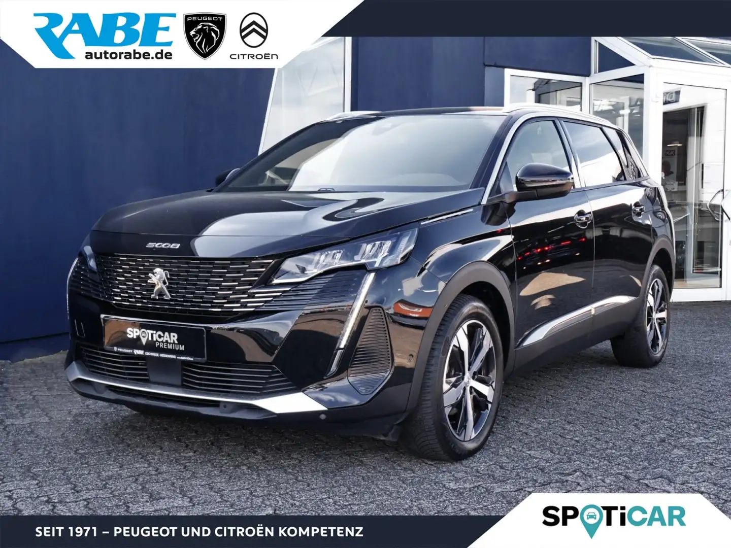 Peugeot 5008 Allure Pack 130 PT Aut.+7-Sitzer+Navi+AHK Klima Fekete - 1