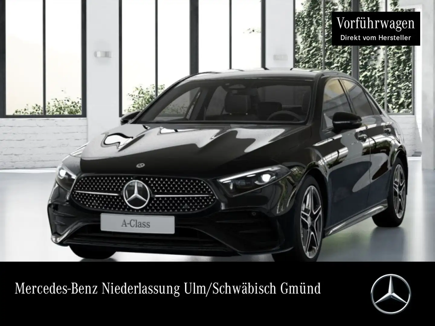 Mercedes-Benz A 180 Lim AMG+NIGHT+AHK+MULTIBEAM+KAMERA+TOTW+7G Schwarz - 1