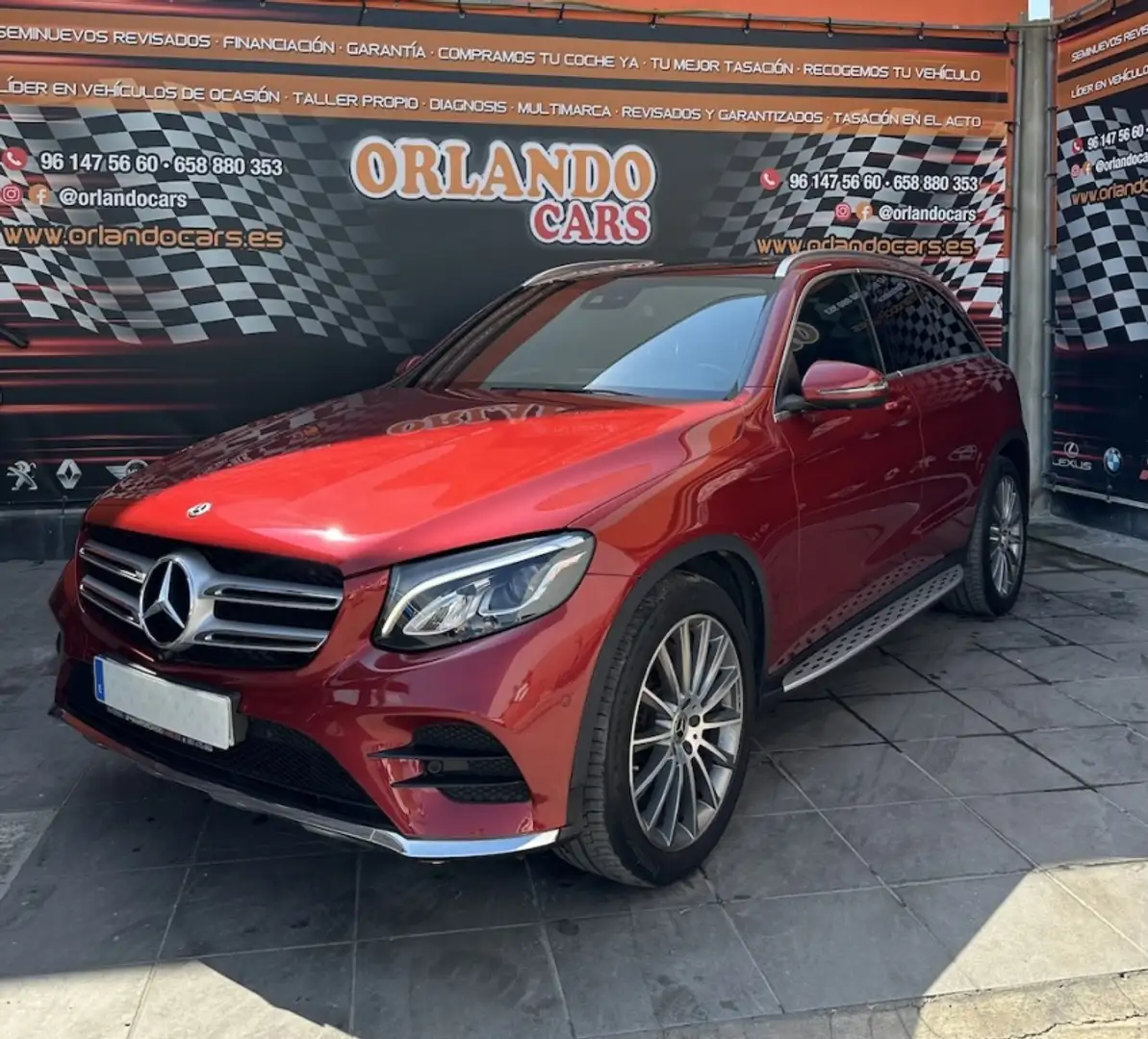 Mercedes-Benz GLC 220 Coupé 220d 4Matic Aut. Rouge - 1