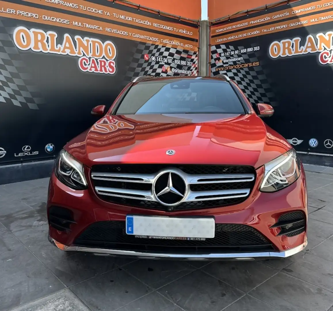 Mercedes-Benz GLC 220 Coupé 220d 4Matic Aut. Rouge - 2