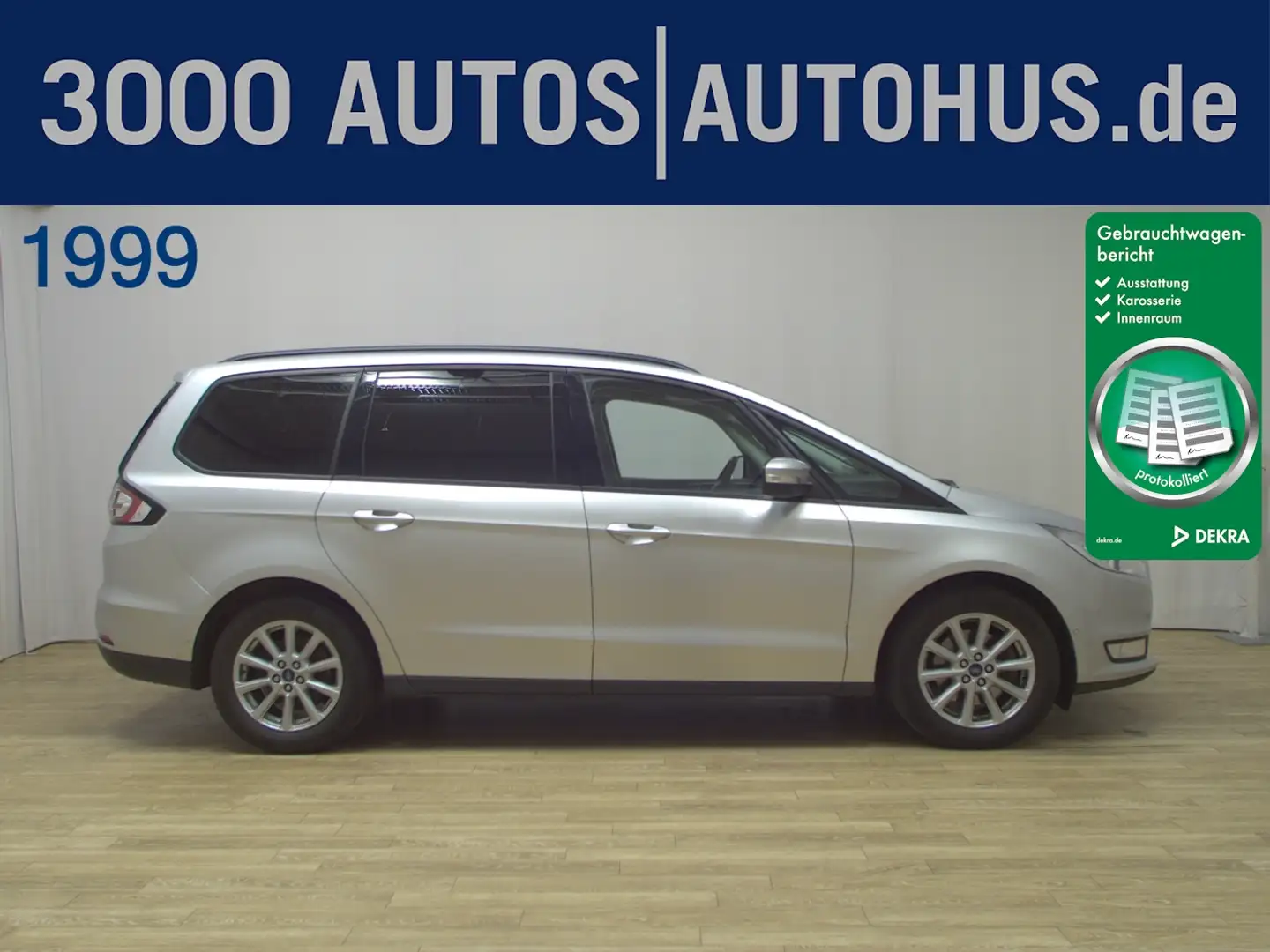 Ford Galaxy 2.0 EcoBlue Trend Navi KeyLess RFK Silver - 1