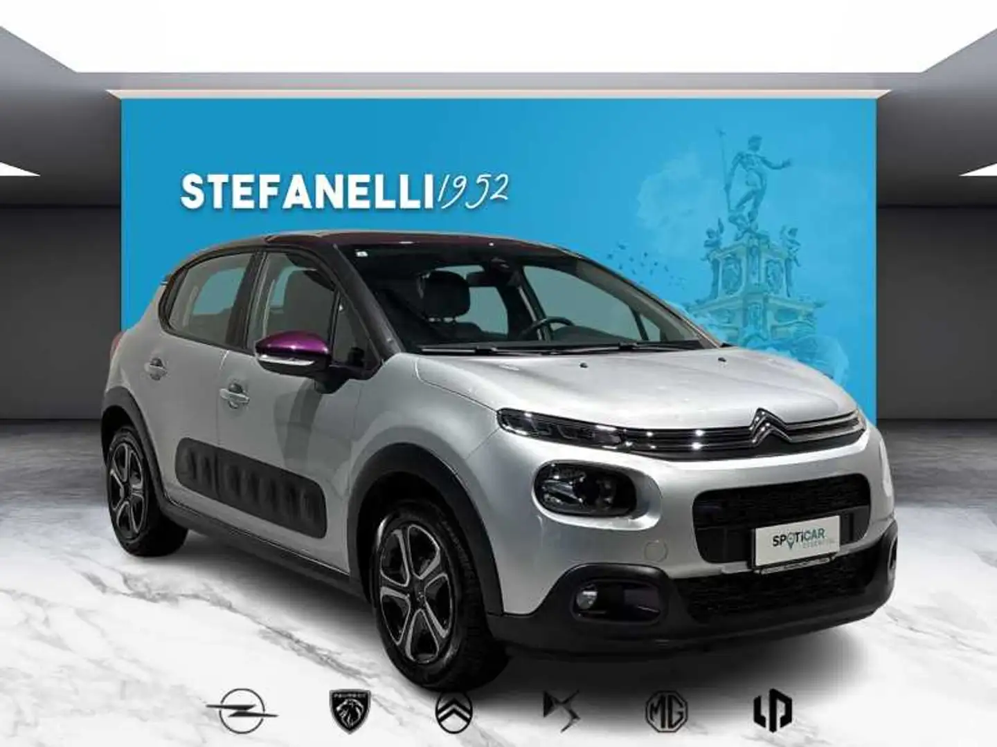 Citroen C3 III 2017 - C3 1.2 puretech Shine 82cv Argento - 1