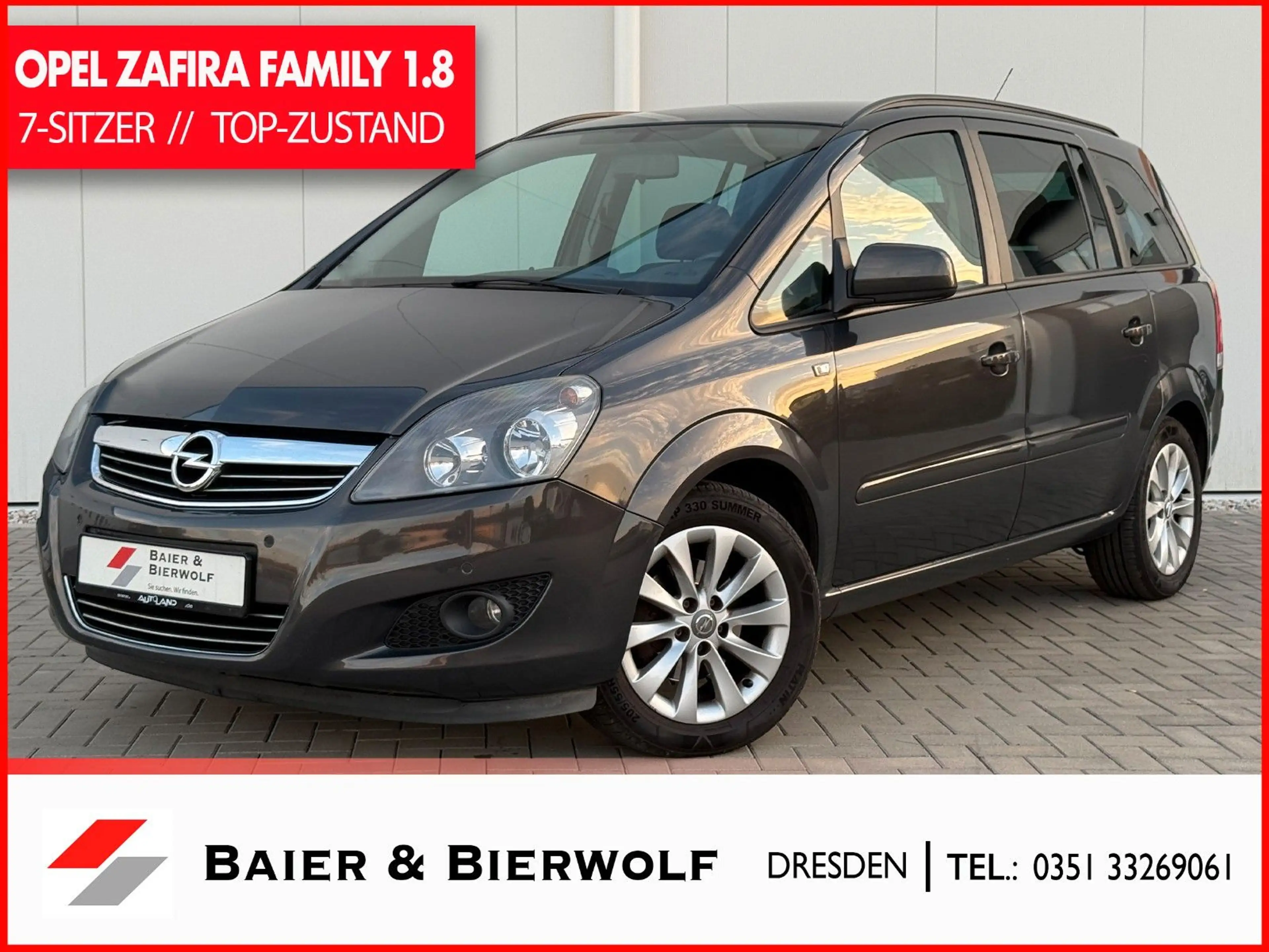 Opel Zafira B Family 1.8 A18XER 7-SITZER MUFU PDC SHZ