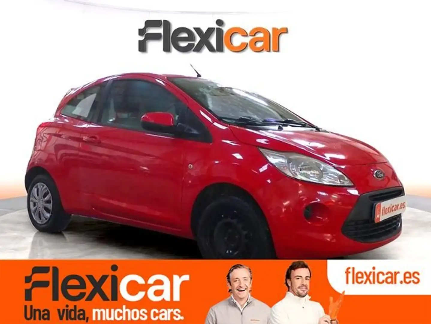 Ford Ka/Ka+ Titanium%2B+1.2+Duratec+Auto-Start-Stop Rojo - 1