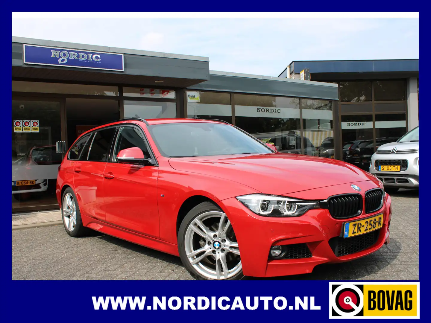 BMW 318 3-SERIE TOURING 318i M SPORT AUTOMAAT CORPORATE HA Rood - 1
