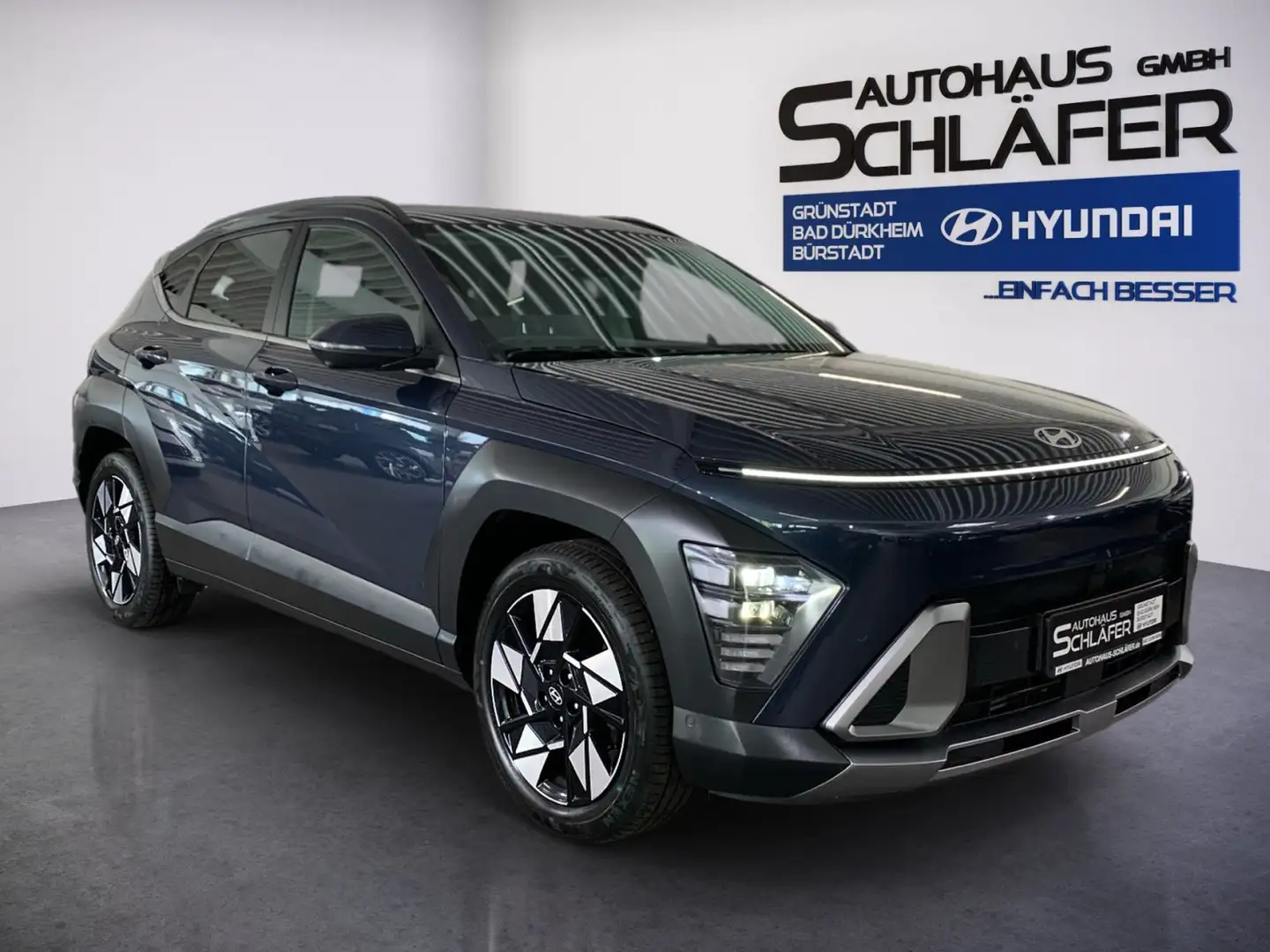 Hyundai KONA KONA 1.6 T-GDI Prime AHK Leder 8xbereift Blu/Azzurro - 2