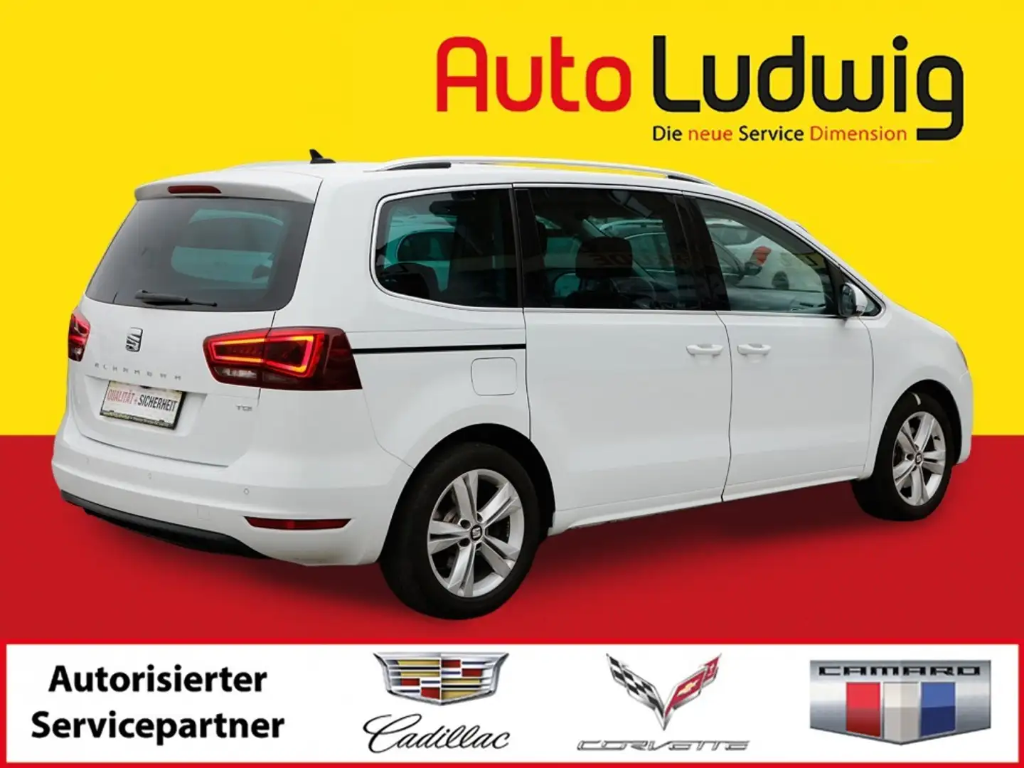 SEAT Alhambra Executive Plus 2,0 TDI DSG*7-SITZER*NAVI*AHK*XE... Wit - 2