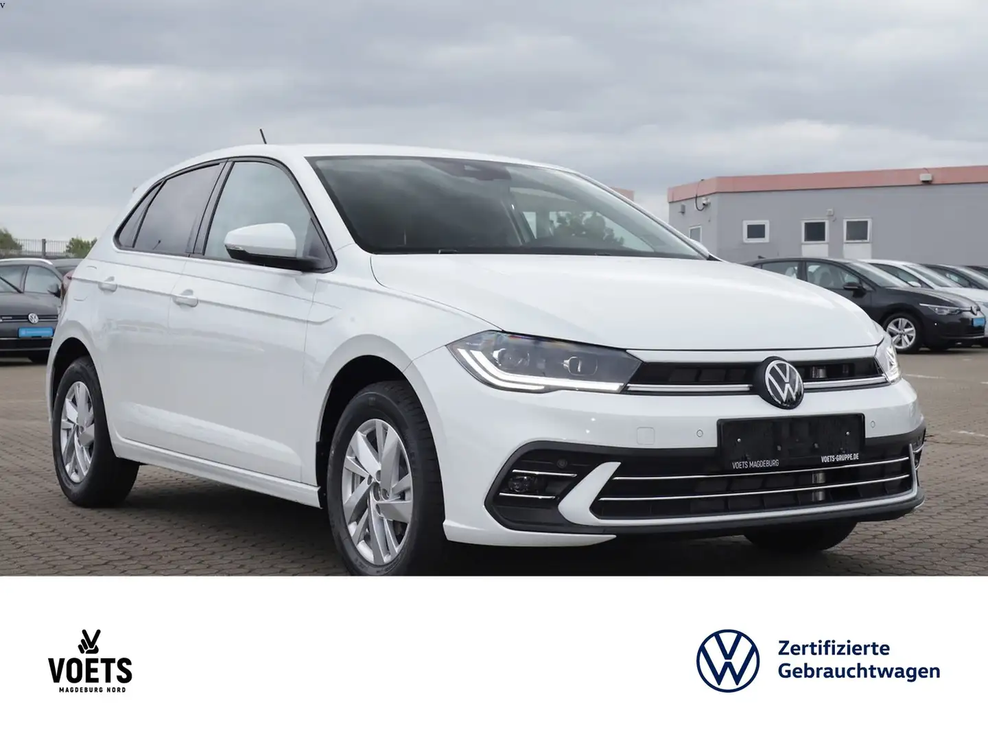 Volkswagen Polo 1.0 TSI STYLE LED+IQ-Drive Weiß - 2
