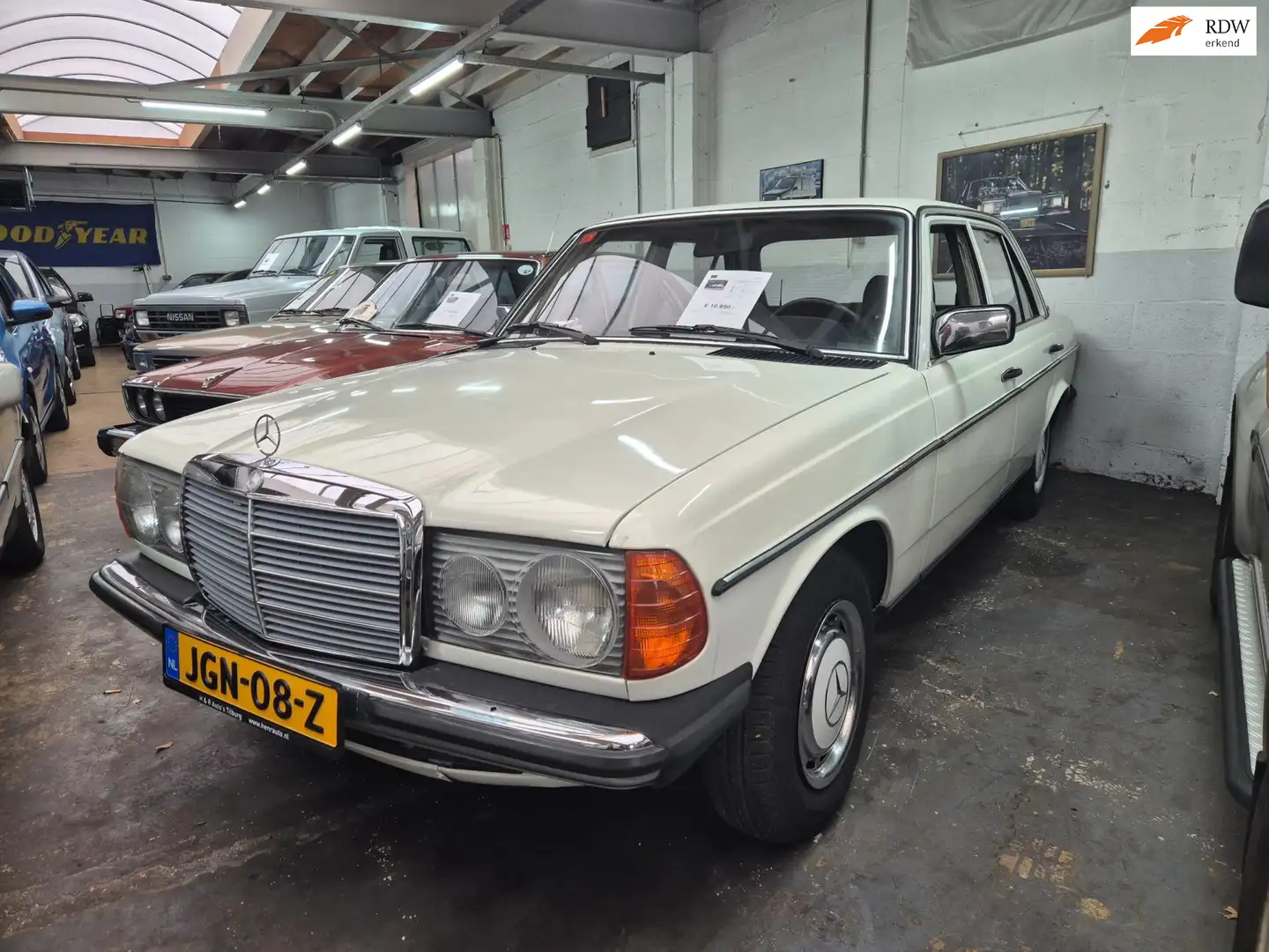 Mercedes-Benz 280 200-280 (W123) 240 D ** AUTOMAAT ** Wit - 1